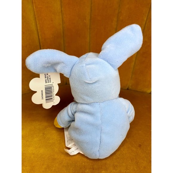 DISNEY EASTER BUNNY POOH - 1999 - Mini Bean Bag 8" - NWT Pooh Plush Mouseketoys - Picture 3 of 8